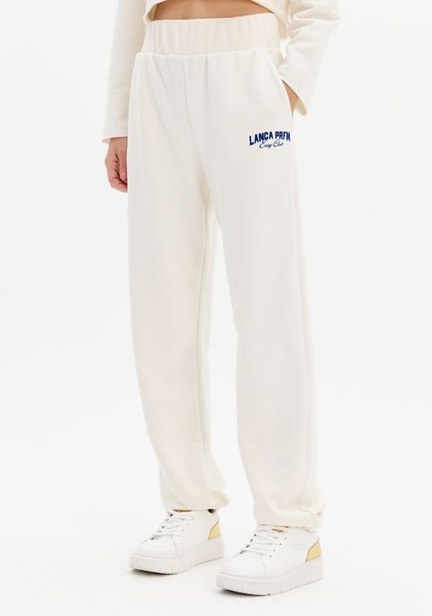 Calça Moletom Jogging Com Bolsos