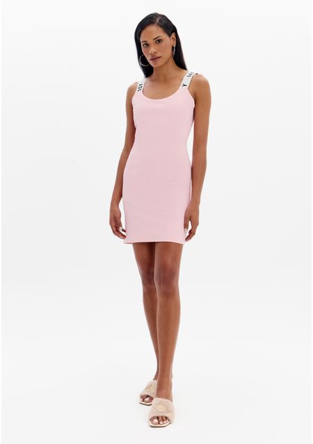 Vestido Curto Com Alças De Elástico