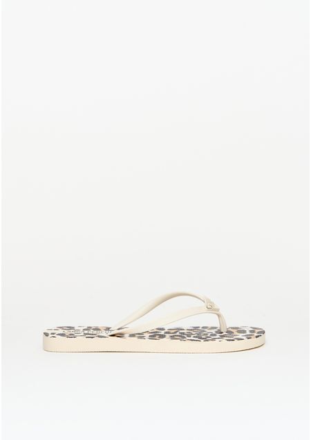 Chinelo Animal Print Com Enfeite