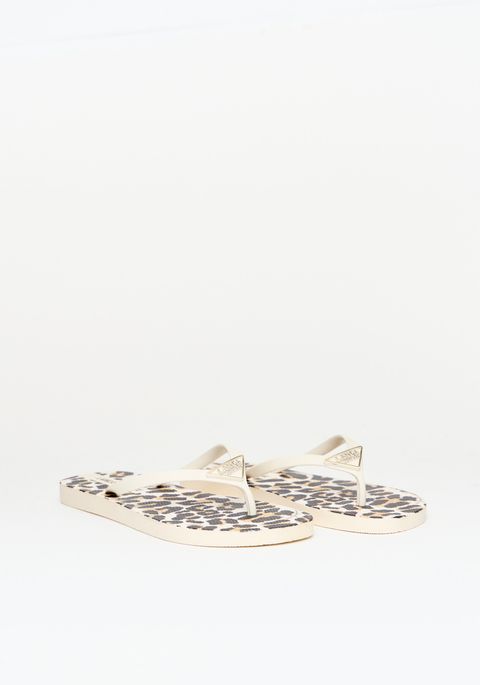 Chinelo Animal Print Com Enfeite