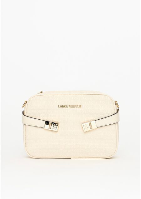 Bolsa Crossbody Com Aplicação E Estampa De Alta Frequência