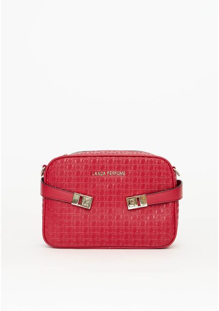 Bolsa Crossbody Com Aplicação E Estampa De Alta Frequência