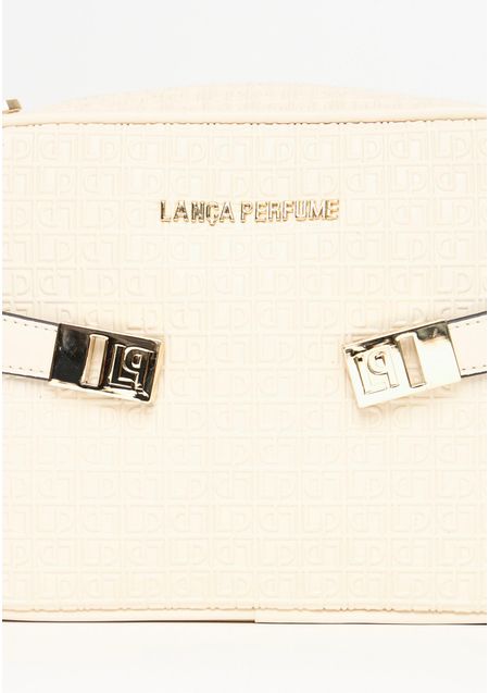 Bolsa Crossbody Com Aplicação E Estampa De Alta Frequência