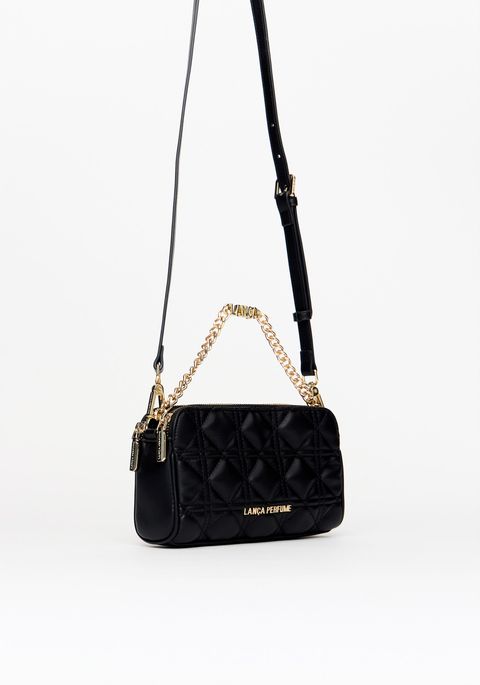Bolsa Crossbody Com Matelassê E Corrente
