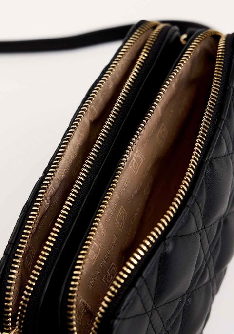 Bolsa Crossbody Com Matelassê E Corrente