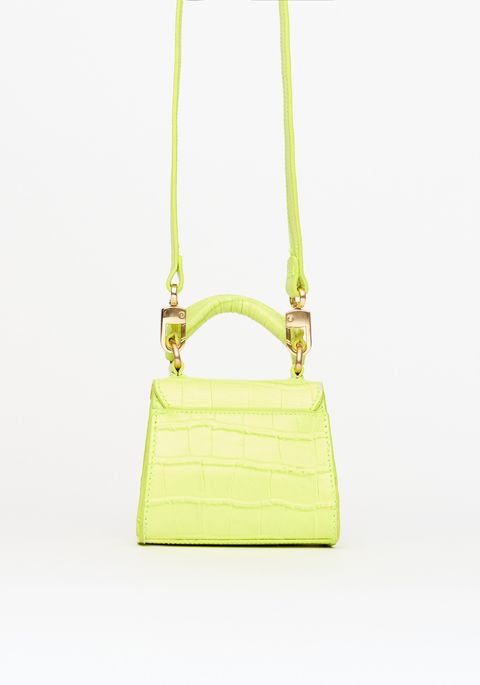 Bolsa Tote Bag Couro Croco Com Fecho