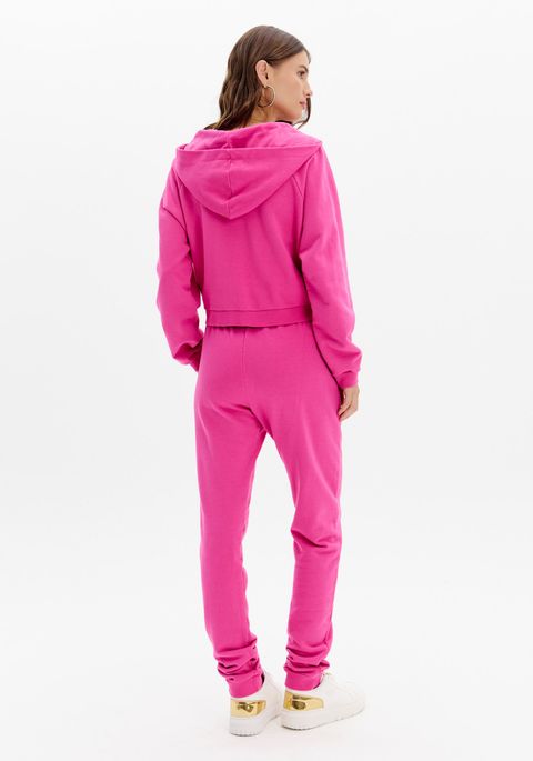 Calça Jogging Cintura Alta Bolsos