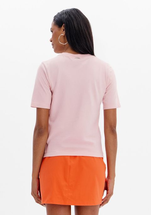 Blusa T-shirt Estampa E Manga Curta
