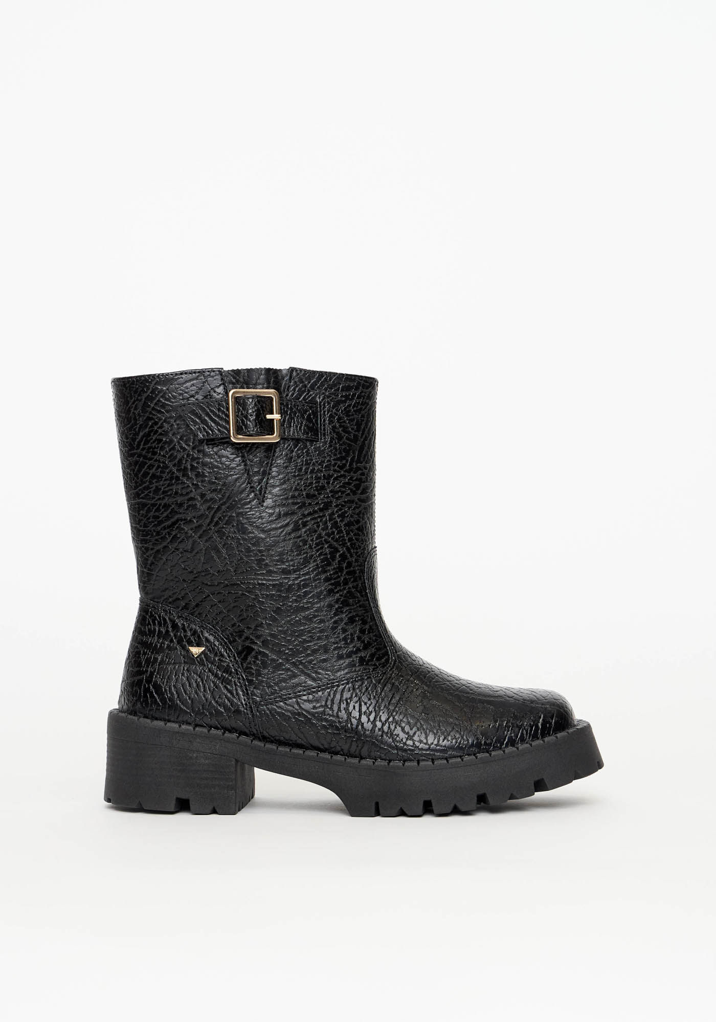 Bota Coturno Tratorada Fivela Lateral