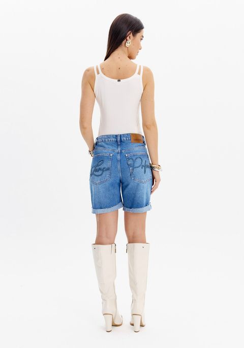 Bermuda Jeans Alongada