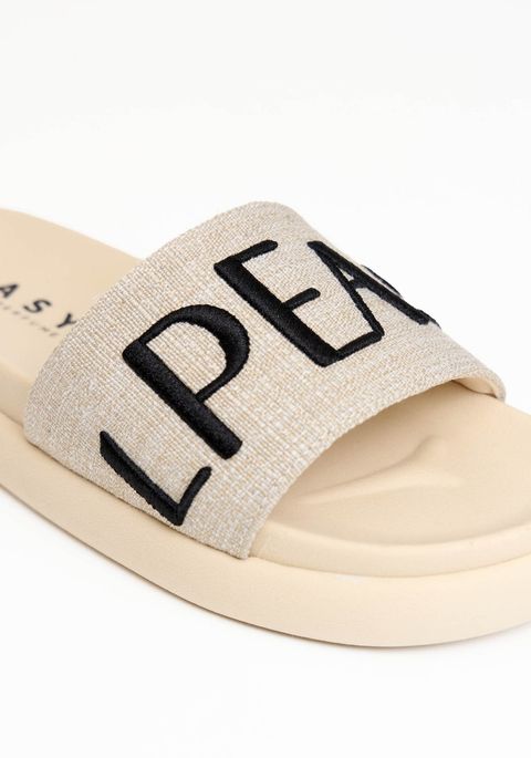 Chinelo Slide Com Bordado LP Easy