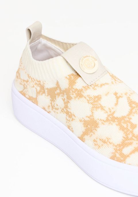 Tênis Knit Animal Print Easy