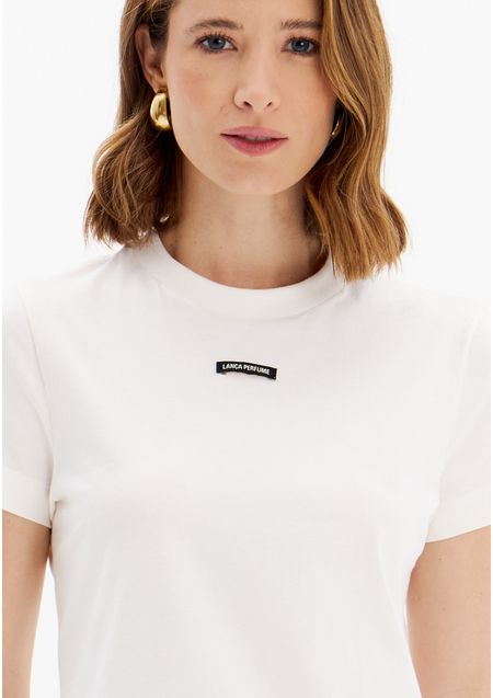 T-shirt Baby Look Manga Curta