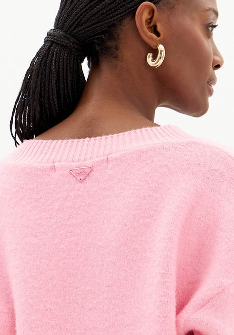 Blusa Manga Longa Tricot Decote V