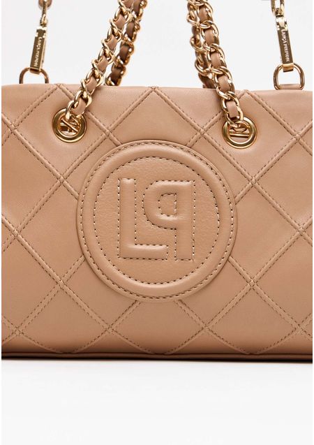 Bolsa Tote Com Nervura