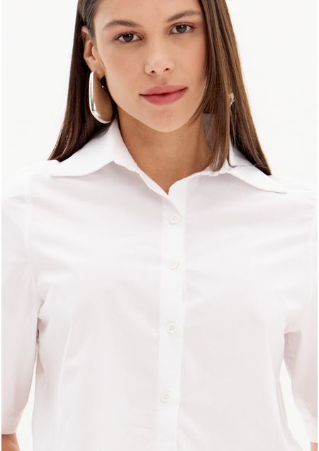 Camisa Cropped De Mangas Curtas Lança Perfume Easy