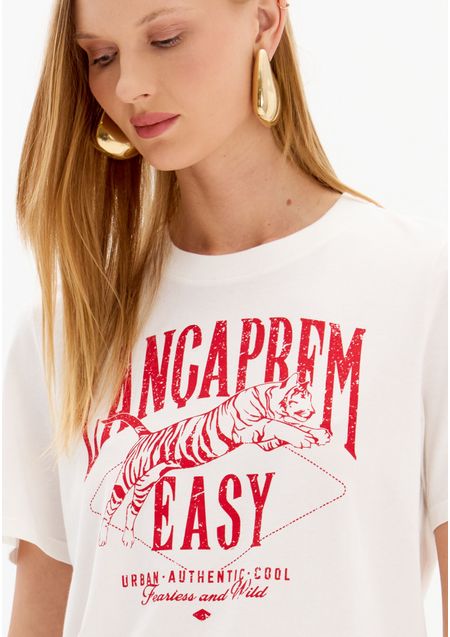 Blusa T-shirt New Baby Look Com Estampa