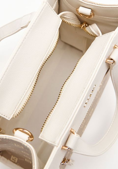 Bolsa Tote Bag Estruturada Com Monograma