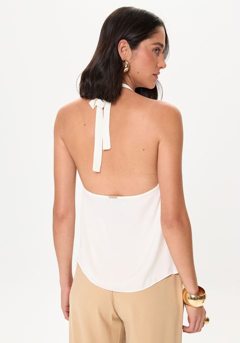 Blusa Fluida Frente Única