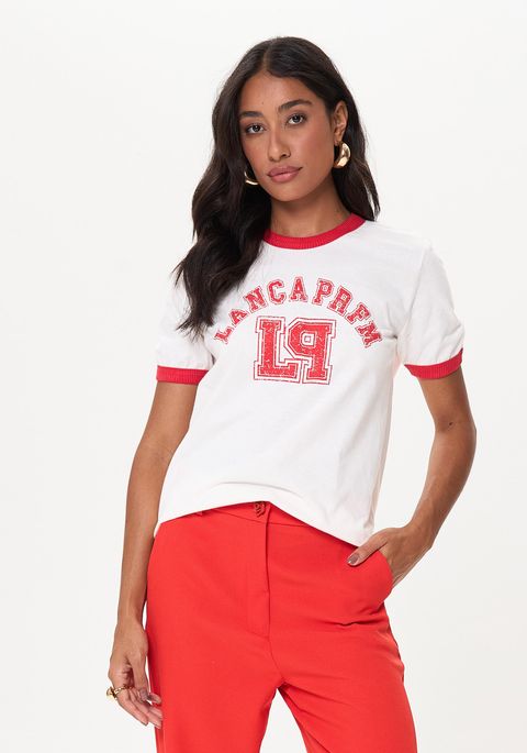 Blusa T-shirt Manga Curta Signature