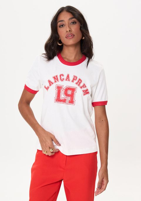 Blusa T-shirt Manga Curta Signature