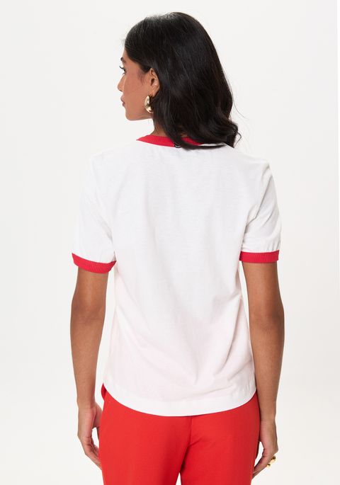 Blusa T-shirt Manga Curta Signature