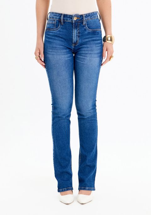 Calça Jeans Hera Boot Cut Cintura Alta