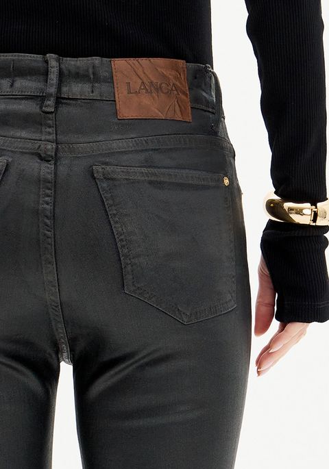 Calça Jeans Skinny Resinada Héstia