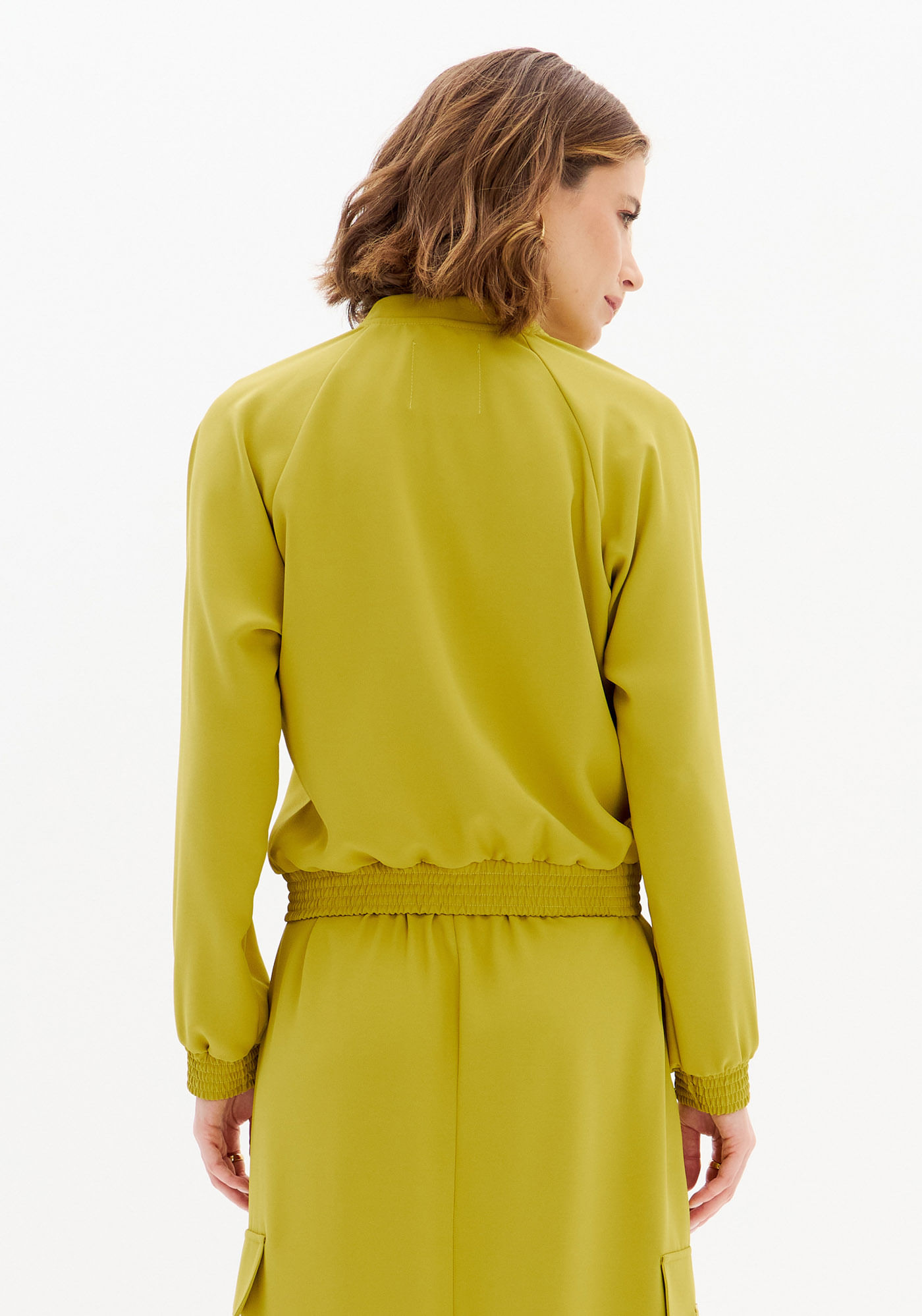 Jaqueta Bomber Com Bolso E Zíper - Lança Perfume