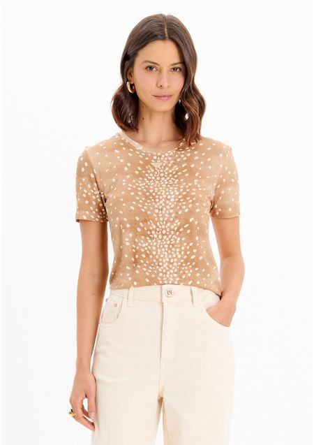 Blusa T-shirt Placa Manga Curta