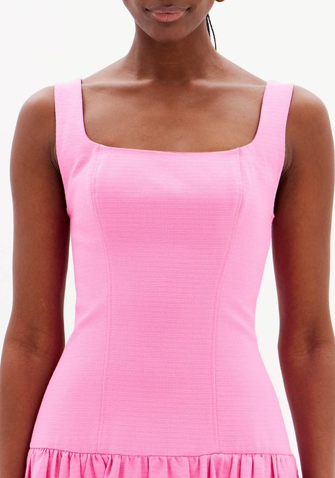 Vestido Super Midi Com Alças Largas