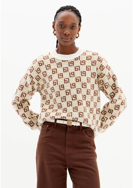 Blusa Manga Longa Tricot Signature
