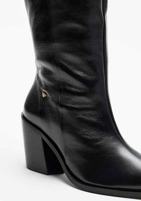Bota Western Couro Cano Longo