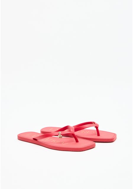 Chinelo Frente Quadrada Pingente LP