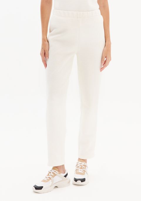Calça Slim Cintura Alta Patch