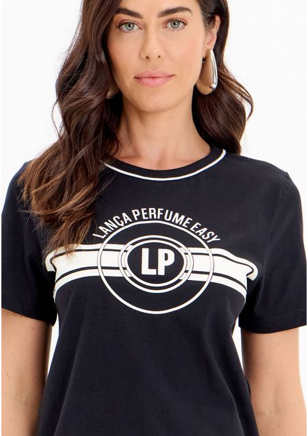 Blusa T-shirt Estampa Local Manga Curta