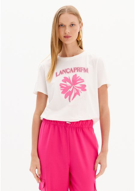 Blusa T-shirt Baby Look Manga Curta