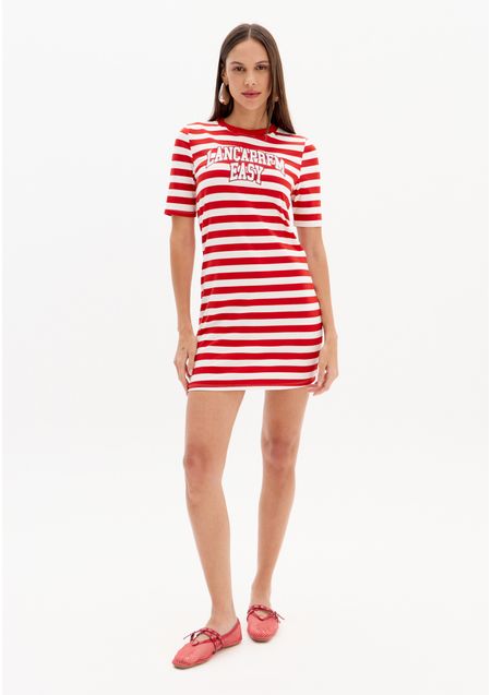 Vestido T-dress Manga Curta