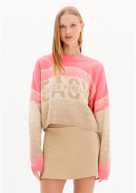 Blusa Tricô Manga Longa Lança Perfume Easy