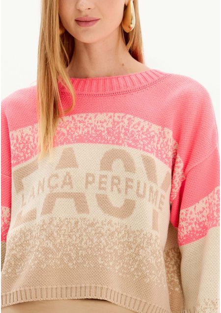 Blusa Tricô Manga Longa Lança Perfume Easy