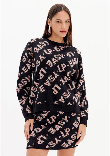 Blusa Tricô Manga Longa LP Easy