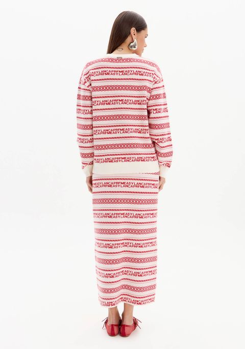 Saia Tricô Super Midi Cintura Alta