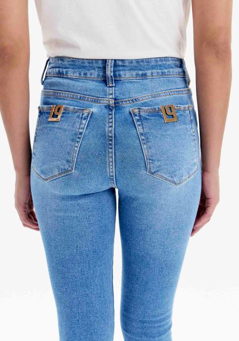 Calça Jeans Héstia Skinny Cintura Super Alta