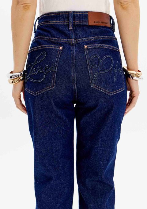 Calça Jeans Luna Mom Cintura Super Alta