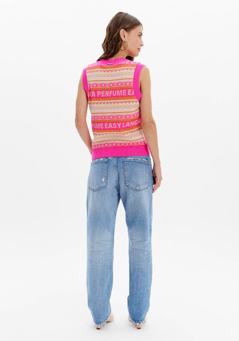 Calça Jeans Straight Cintura Alta