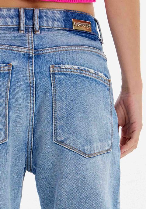 Calça Jeans Straight Cintura Alta
