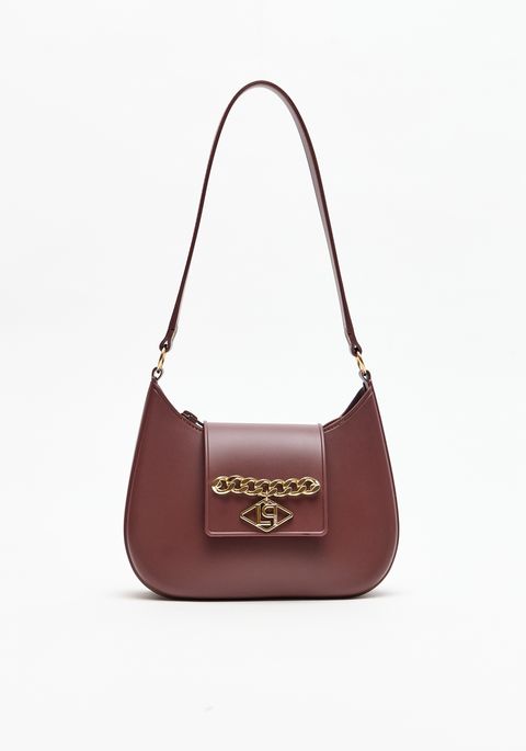 Bolsa Shoulder Com Corrente E Logo