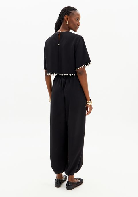 Calça Jogging Cintura Alta