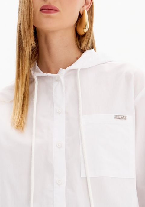 Camisa Manga Longa Com Capuz