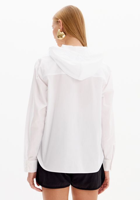 Camisa Manga Longa Com Capuz
